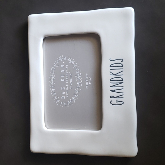 Rae Dunn White Photo Frame - Grandkids - Picture 5 of 9